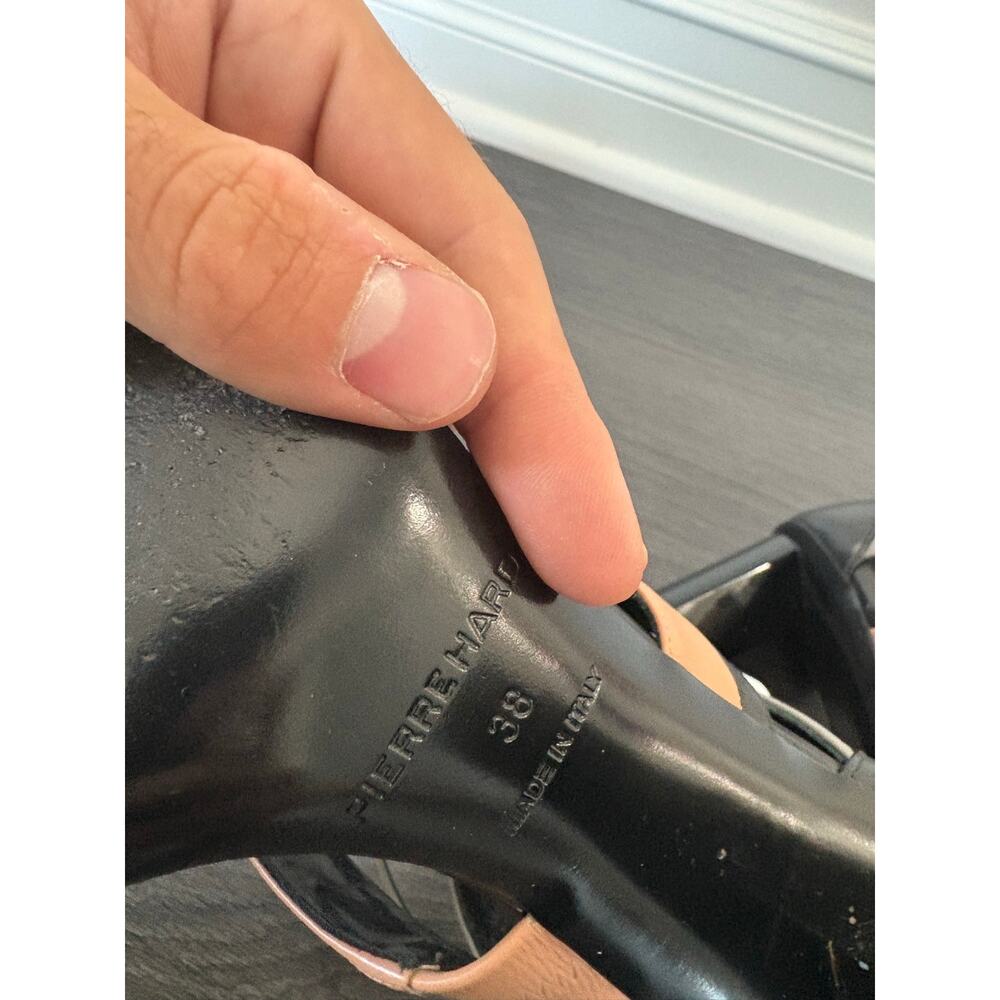 Pierre Hardy Black Leather Heels Size 38 - Picture 9 of 9